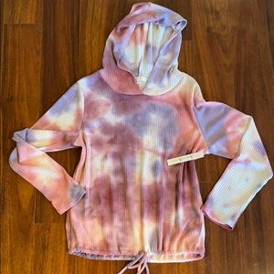 Henley Tie Dye Pullover